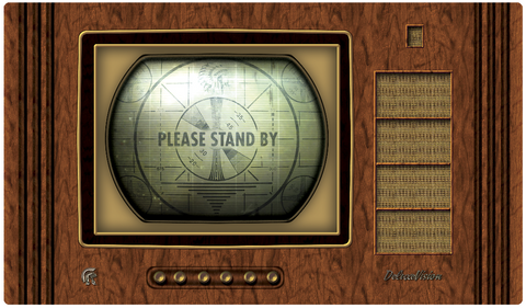 Fallout Stand By Stitched Edge Playmat
