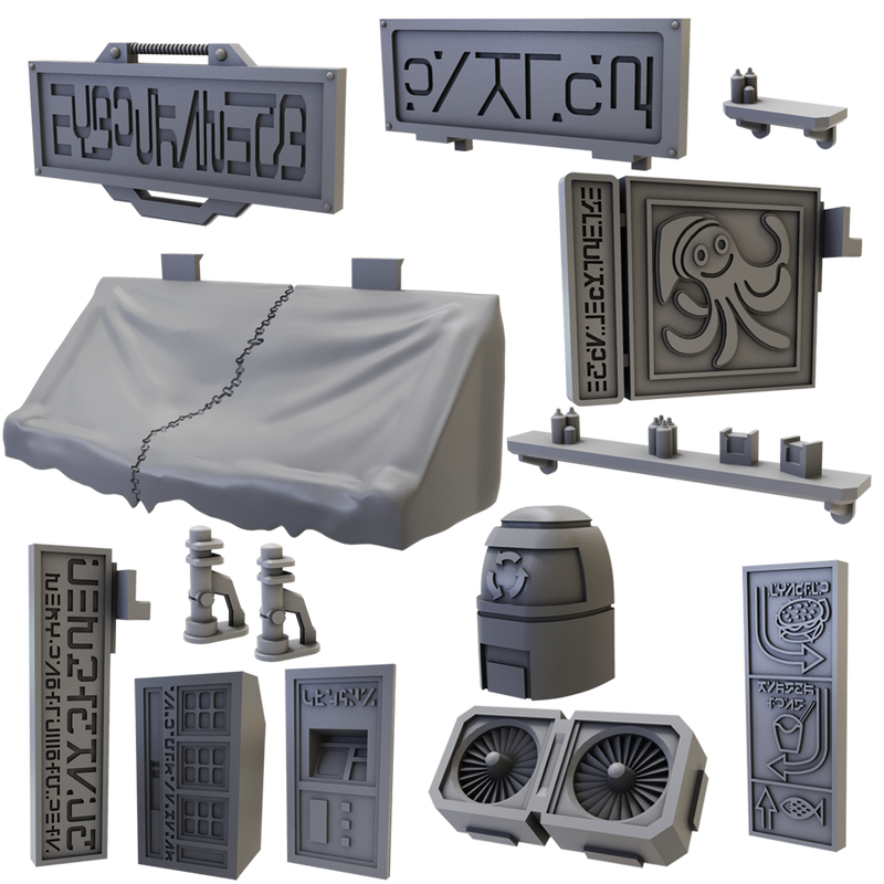 Terrain Crate Battlezone Street Accessories