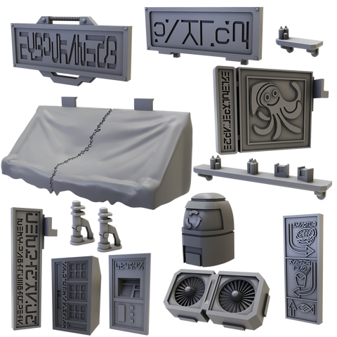 Terrain Crate Battlezone Street Accessories
