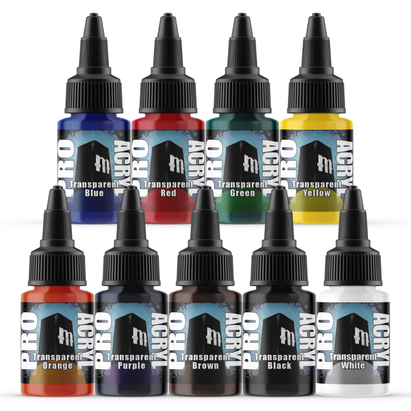 Pro Acryl Expansion Transparent Paint Set