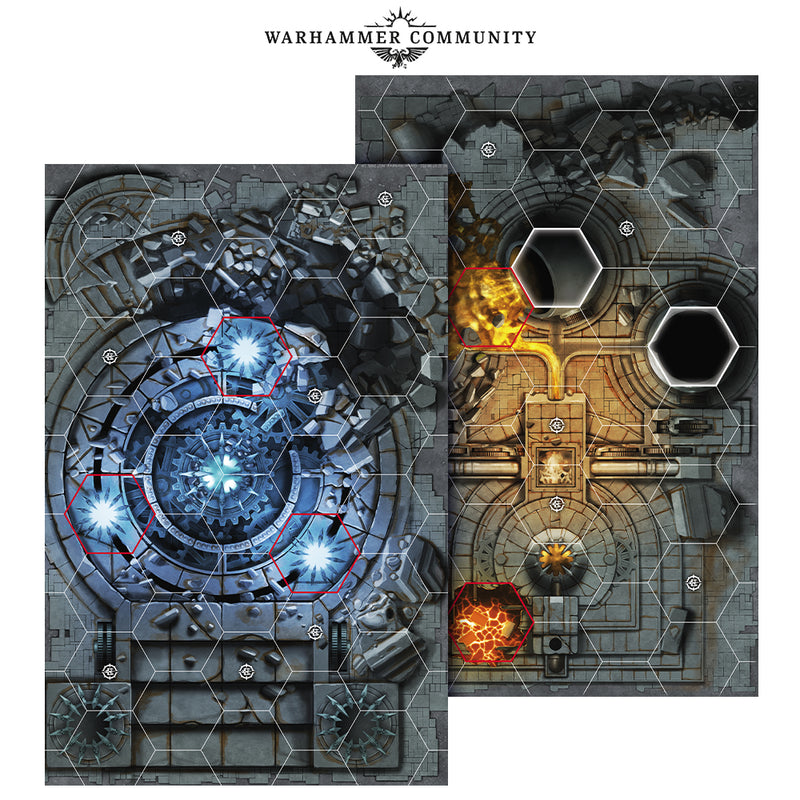 Warhammer Underworlds Shade Spire Shattered  City Board Pack