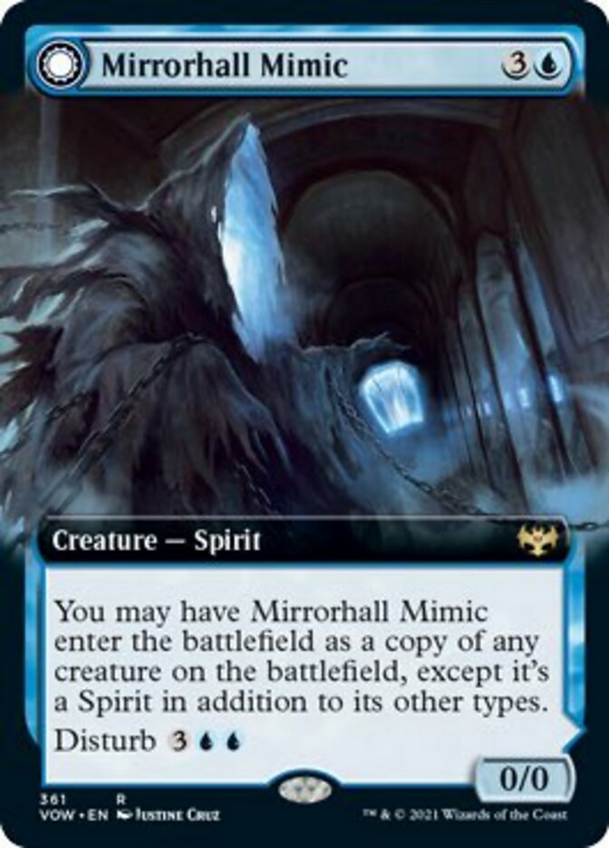 Mirrorhall Mimic // Ghastly Mimicry (Extended) [Innistrad: Crimson Vow]