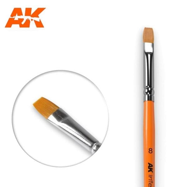 AK Interactive Brush 8 Flat