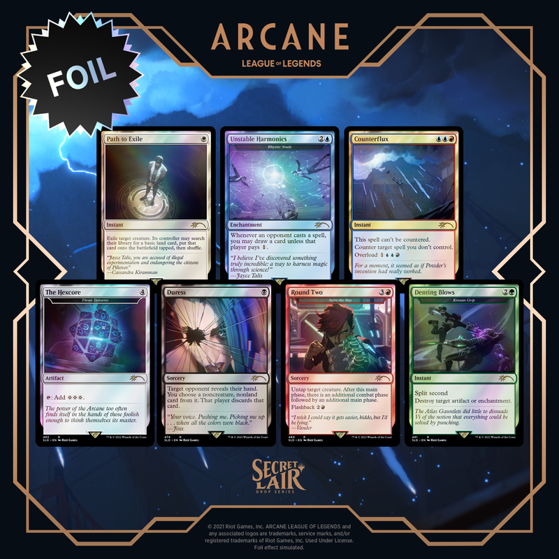 Secret Lair x Arcane - Magic The Gathering Secret Lair Foil Edition
