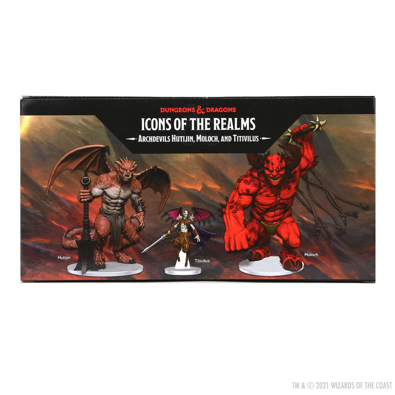 Dungeons & Dragons - Icons of the Realms Archdevils Hutijin, Moloch And Titivilus