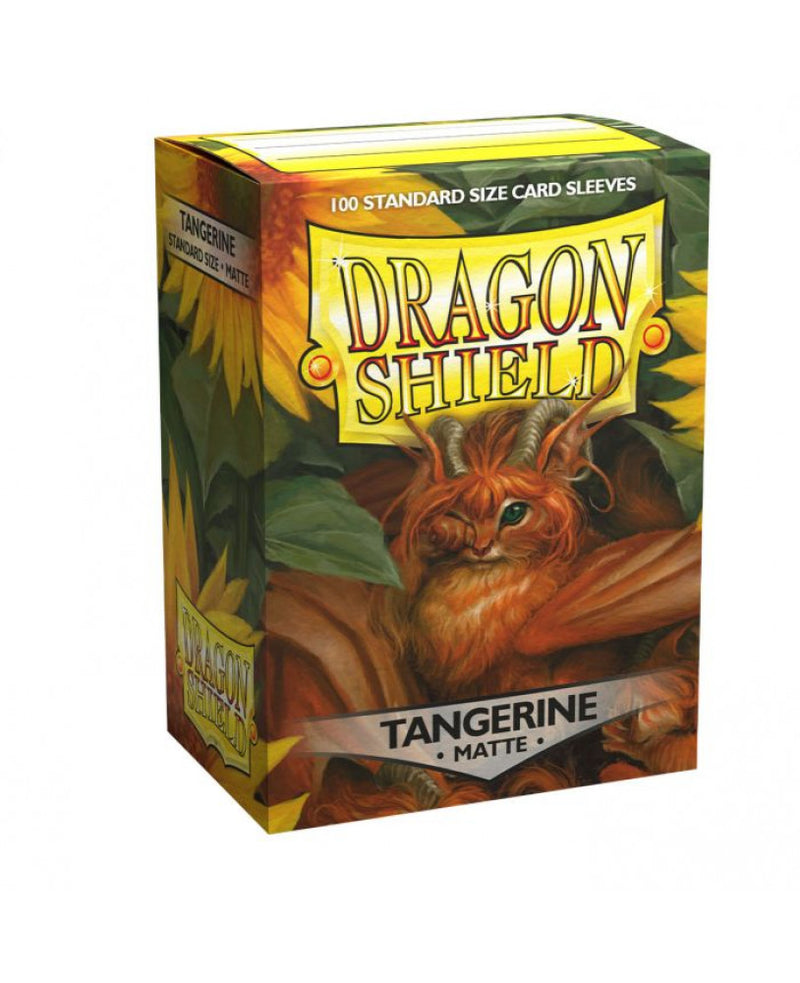 Dragon Shield Matte Sleeve - Tangerine 100ct