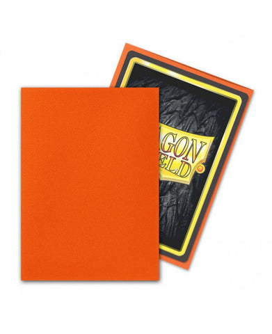Dragon Shield Matte Sleeve - Tangerine 100ct