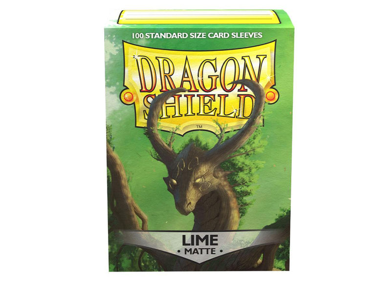 Dragon Shield Matte Sleeve - Lime 100ct