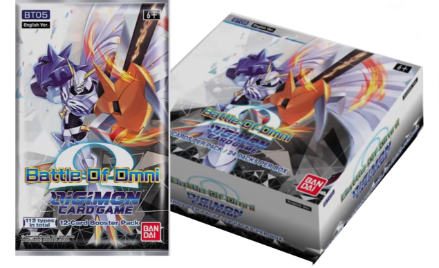 Digimon Card Game Battle of Omni Booster Packs
