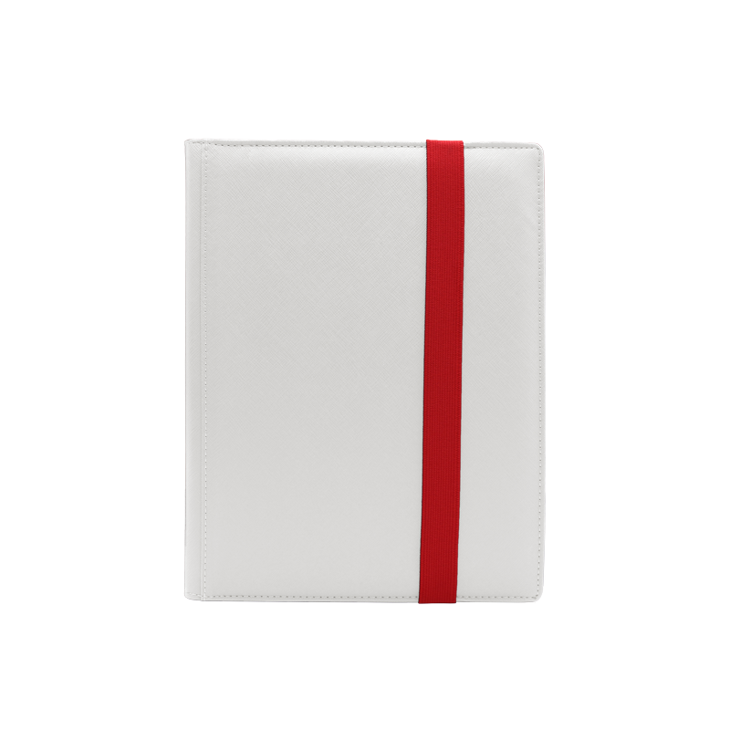 Dex Protection Zip Binder 9 Pocket White