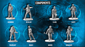 The Thing The Board Game Human Miniatures Set