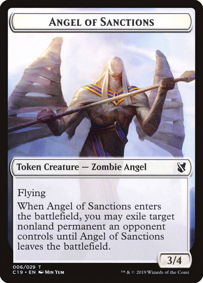 Angel of Sanctions [Commander 2019 Tokens]