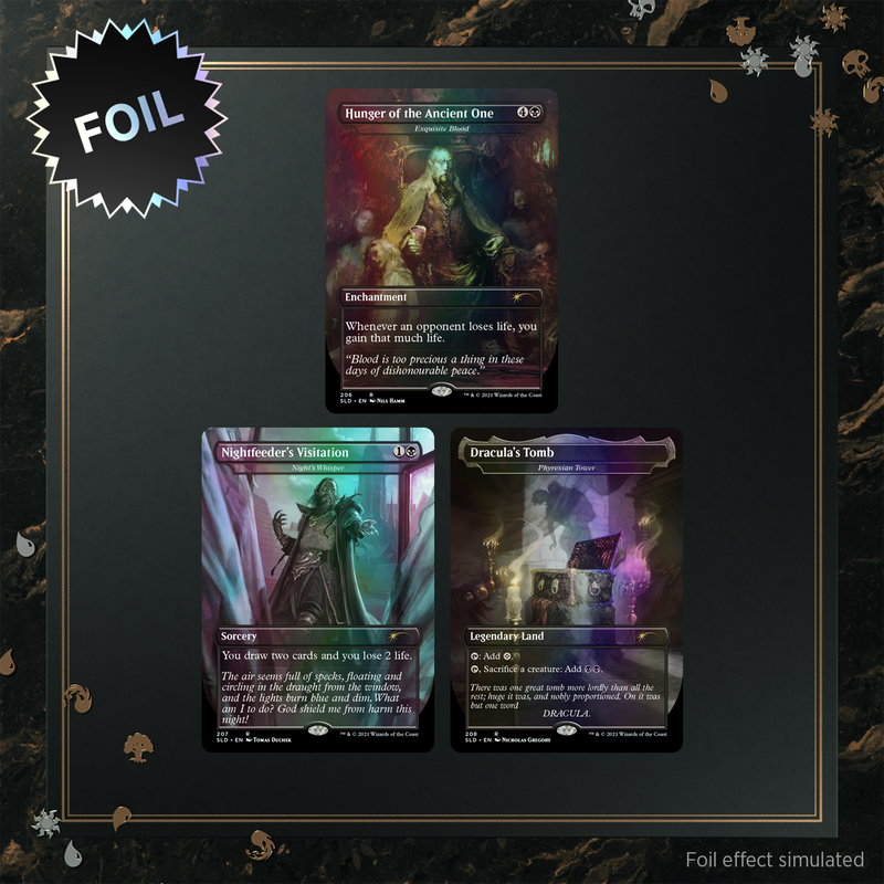 Magic: The Gathering Secret Lair: Dracula Lands (non-foil 2 Magic: The Gathering Secret Lair: Dracula Lands (non-foil 2