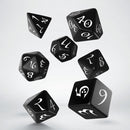 Classic RPG Dice Set Black and White