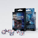 Classic RPG Transparent Blue - Red Dice Set