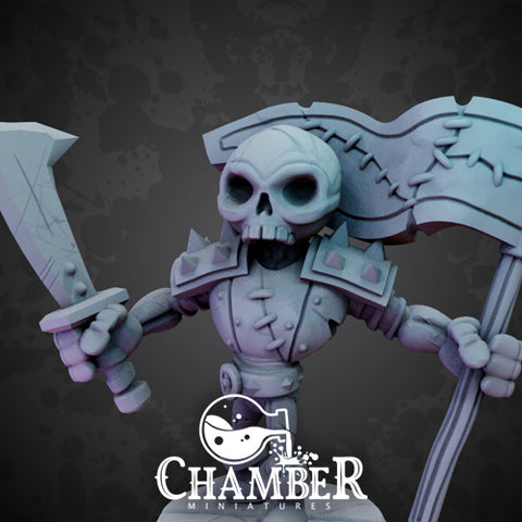 Skeleton Flag Bearer - Resin Miniature