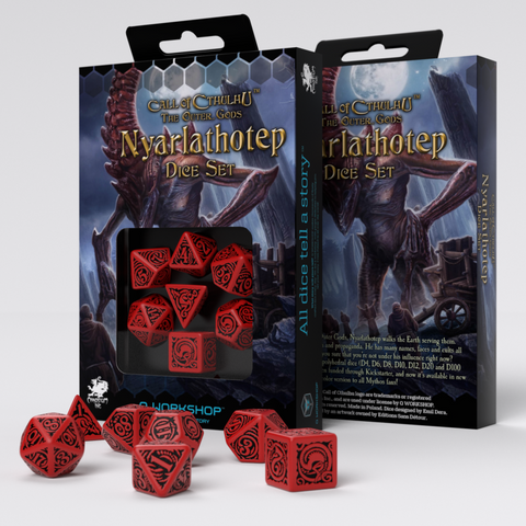 Call of Cthulhu The Outer Gods Nyarlathotep Dice Set