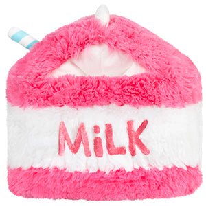 Squishable Mini Comfort Food Strawberry Milk Carton 7"