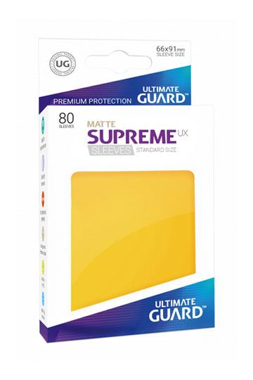 Ultimate Guard Matte Supreme Yellow UX Sleeves
