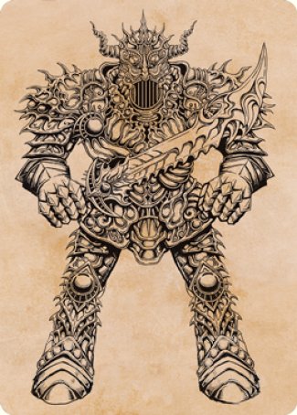 Iron Golem (Showcase) Art Card [Dungeons & Dragons: Adventures in the Forgotten Realms Art Series]