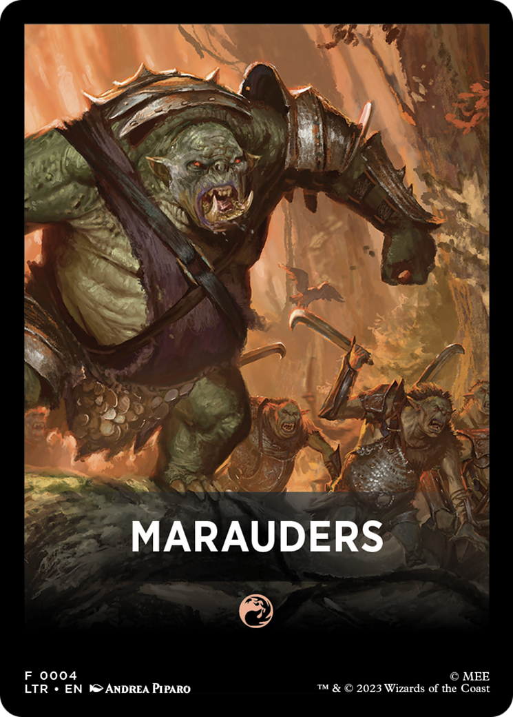 Marauders Theme Card [The Lord of the Rings: Tales of Middle-Earth Tokens]