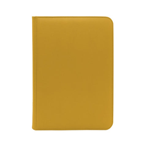 Dex Protection Zip Binder 9 Pocket Yellow
