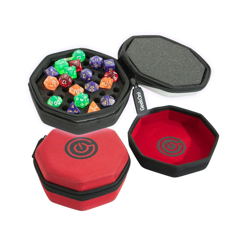 GeekOn Red Dice Case and Tray
