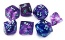 Polyhedral Nebula Nocturnal/Blue Dice Sets