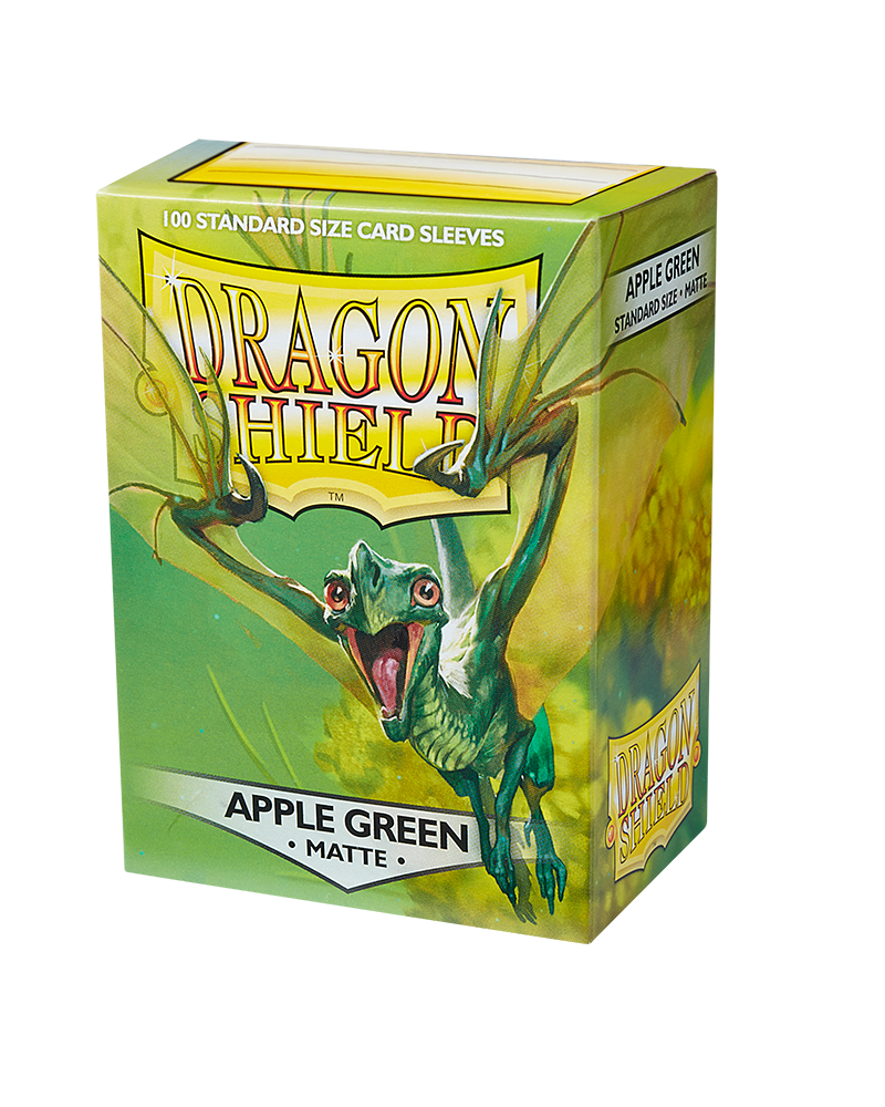 Dragon Shield Matte Sleeve - Apple Green 100ct