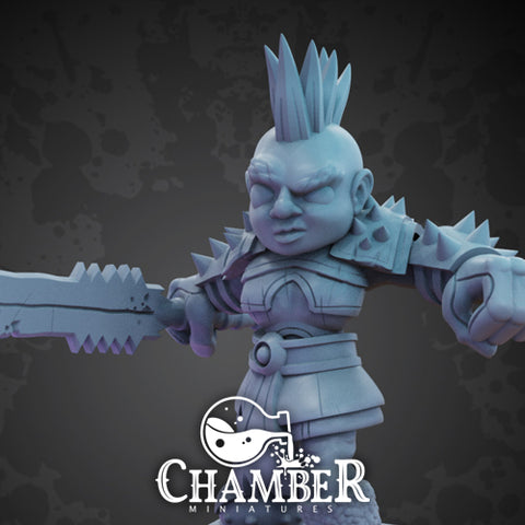 Dwarf Barbarian - Resin Miniature