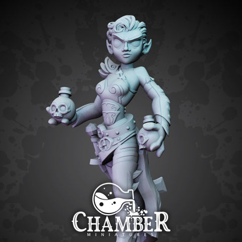 Dark Elf Poisoner - Resin Miniature