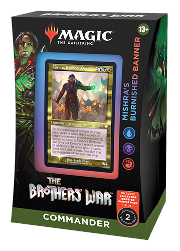 MTG The Brothers' War Commander Deck Mishra's Burnished Banner