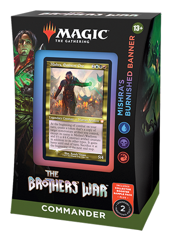 MTG The Brothers' War Commander Deck Mishra's Burnished Banner