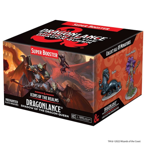 D&D Icons Of The Realms: Dragonlance: Shadow Of The Dragon Queen Prepainted Super Booster