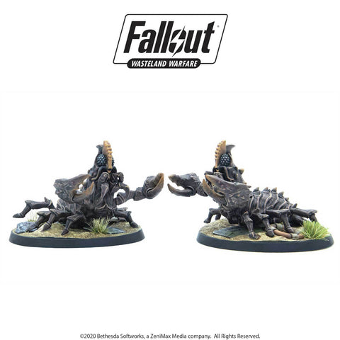 Fallout Wasteland Warfare Creatures Mirelurks Hunters