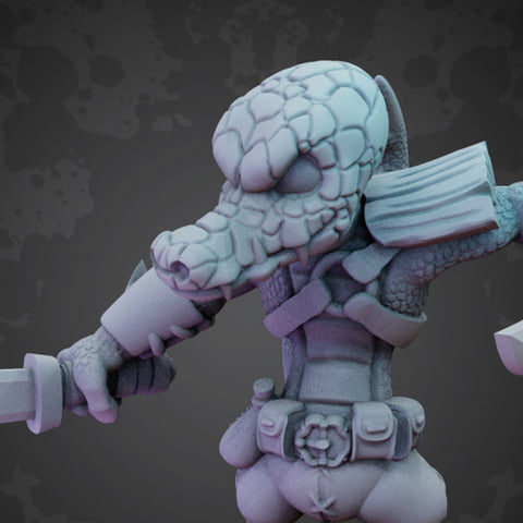 Gator Rogue - Resin Miniature