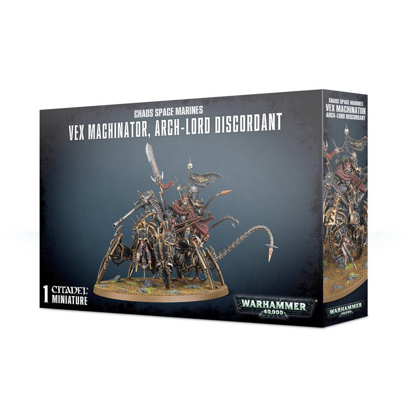 Chaos Space Marchines Vex Machinator Arch-Lord Discordant