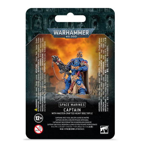 Space Marines Captain with Master Crafted Heavy Bolter Rifle