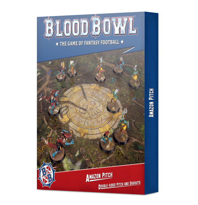 Blood Bowl: Amazon Team Pitch And Dugout