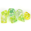 Polyhedral Nebula Spring/White Dice Sets