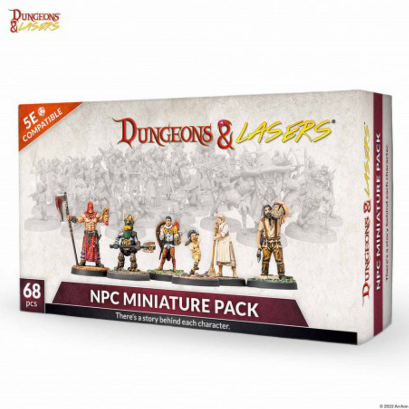 Dungeons & Lasers NPC Miniature Pack