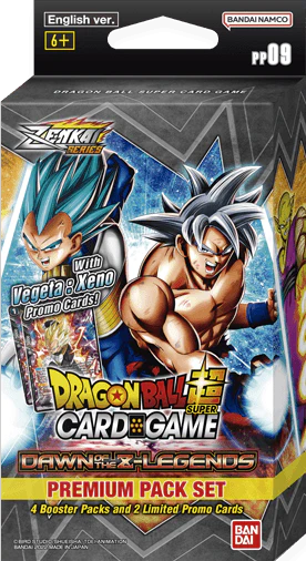 DBZ Dawn of the Z-Legends Premium Pack Set