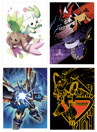 Digimon Card Sleeves Terriermon and Lopmon