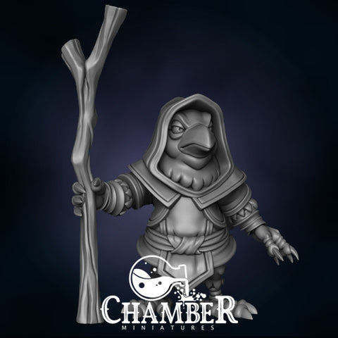 Kenku w/ Staff - Resin Miniature