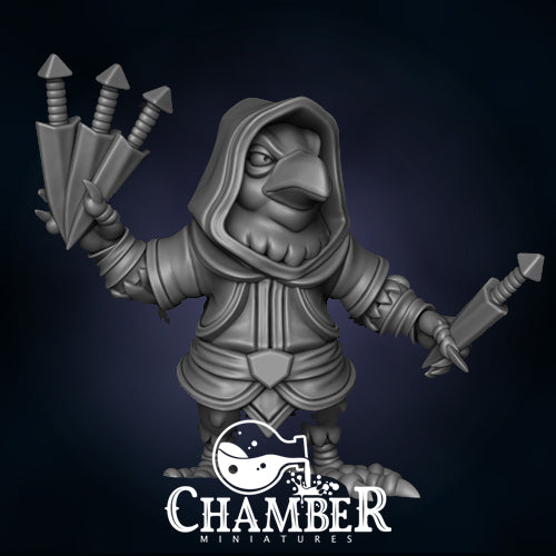 Kenku w/ Daggers - Resin Miniature