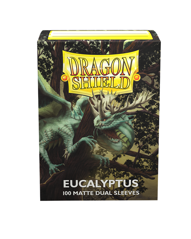 Dragon Shield Matte Dual Sleeves - Eucalyptus 100ct