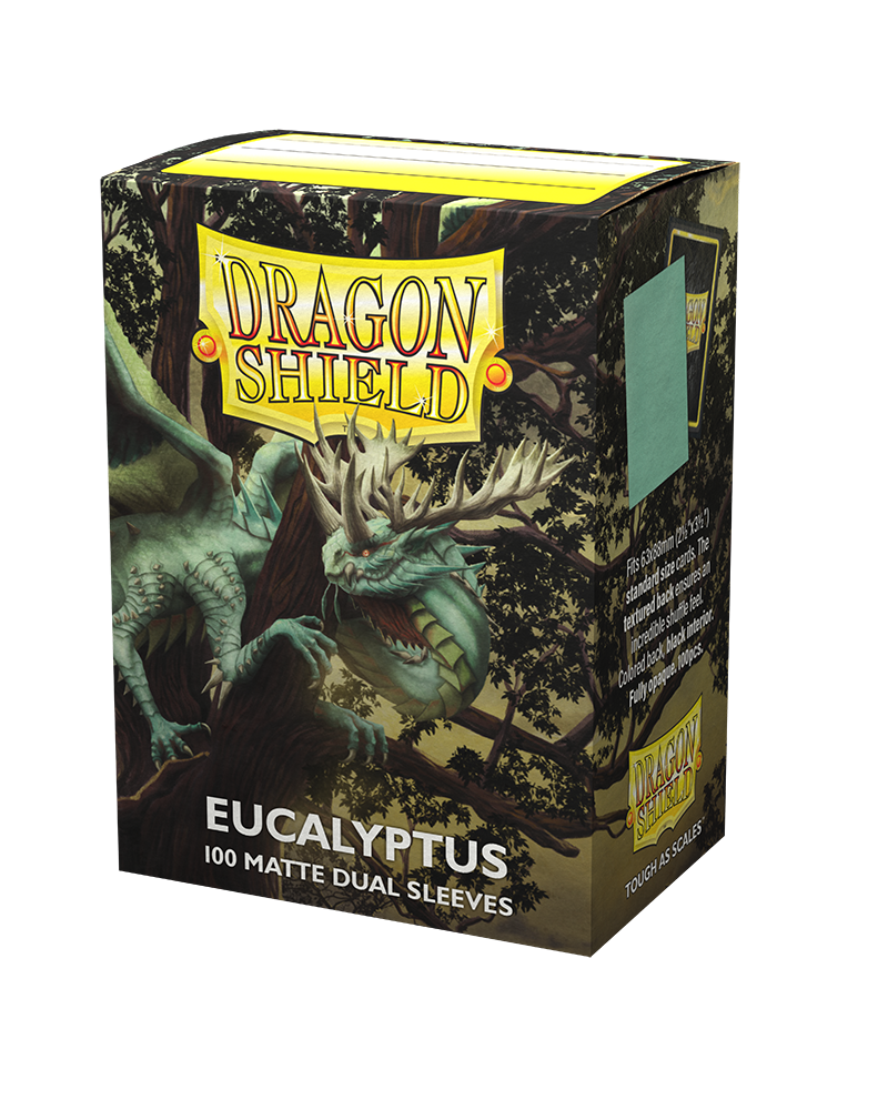 Dragon Shield Matte Dual Sleeves - Eucalyptus 100ct