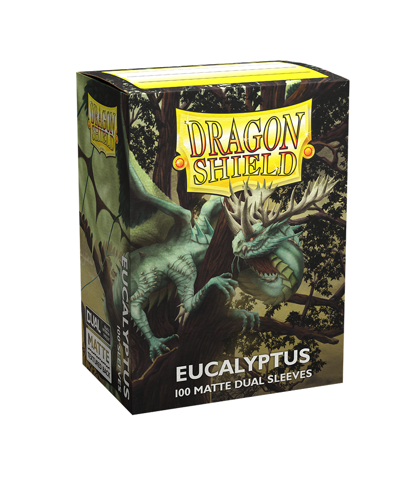 Dragon Shield Matte Dual Sleeves - Eucalyptus 100ct