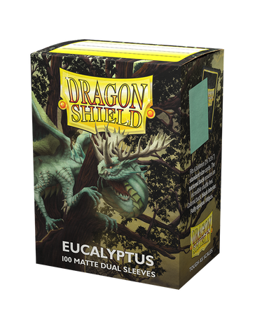 Dragon Shield Matte Dual Sleeves - Eucalyptus 100ct