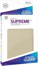 Ultimate Guard Matte Supreme Bone UX Sleeves